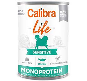 Calibra Dog Life konz.Sensitive Salmon with rice 400g