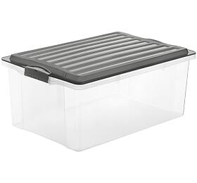 ROTHO úložný box COMPACT 38L - šedá