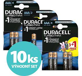 SET 10ks AAA bateri Duracell Turbo MAX