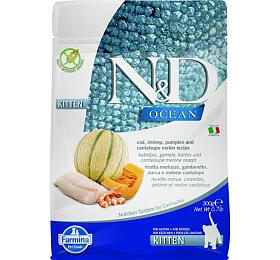 N&D OCEAN CAT Kitten Cod & Shrimp & Pumpkin&Melon 300g