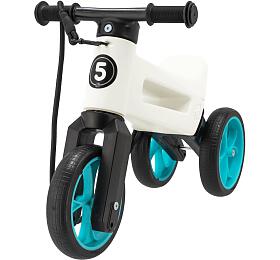 Odrážedlo Funny Wheels Rider SuperSport 2v1 bílé/tyrkysové