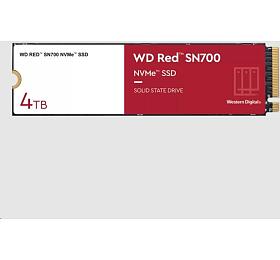 Western Digital WD RED SSD NVMe 4TB PCIe SN700, Geb3 8GB/s, (R:3400/W:3100 MB/s) TBW 5100 (WDS400T1R0C)