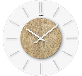 Designové nástěnné hodiny 9660 AMS 30cm