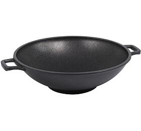 WOK pnev de Buyer, 8317.00, CHOC EXTREME, WOK, rendlk se dvma ouky, 32 cm, hlink, vysoce odoln nepilnav povrch