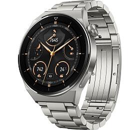 Chytr hodinky Huawei Watch GT 3 PRO 46 mm, Light Titanium Case + Light Titanium Strap