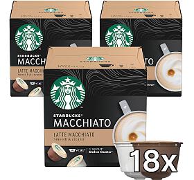 SET 3 ks Kvovch kapsl STARBUCKS by Nescaf Dolce Gusto Latte Macchiato