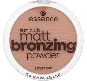 Bronzer Essence Sun Club Matt Bronzing Powder, 15 ml, odstn 01 Natural