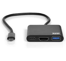 Nillkin PORT CONNECT USB-C HUB, HDMI 1X 4K + USB-A + USB-C, ern (900140)