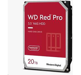 Western Digital WD RED Pro NAS WD201KFGX 20TB, SATA III 3.5&quot;, 512MB 7200RPM, 268MB/s, CMR