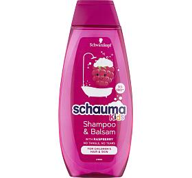 Schauma ampon a balzm Kids s extraktem z maliny, 400 ml