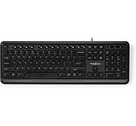 Wired Keyboard NEDIS KBMU200BKUS