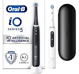 Magnetický zubní kartáček ORAL B iO Series 5 Duo Pack (B+W) Oral-B