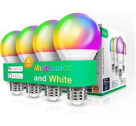 Smart LED rovka E27 9W RGB NOUS P3/4pack WiFi Tuya sada 4ks