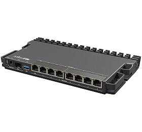 MikroTik RouterBOARD RB5009UPr+S+IN, 4x 1,4 GHz, 7x Gbit PoE LAN, 1x 2,5 Gbit PoE LAN, USB 3.0, SFP+, L5