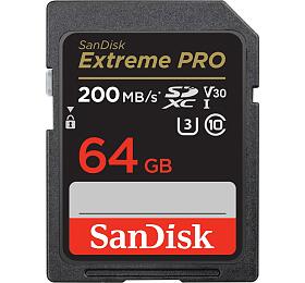 SanDisk Extreme PRO 64GB SDXC Memory Card 200MB/s and 90MB/s, UHS-I, Class 10, U3, V30