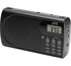 JVC RA-E431B, digitální FM&amp;nbsp;tuner, černý