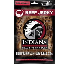 INDIANA Jerky hovz Hot &amp; Sweet ZIP 90g INDIANA s.r.o.