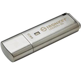 KINGSTON IronKey Locker+ 50 64GB / USB 3.2 / ifrovn XTS-AES (IKLP50/64GB)