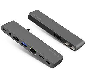 EPICO Hub Pro III s rozhranm USB-C pro notebooky - vesmrn ed