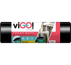 viGO pytle na odpad, 28 , 90  110 cm, 160 l, 10 ks