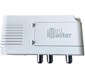 Anténní zesilovač Emme Esse 82779G Minimaster, 1x VHF, 2x UHF, 1x out, 34 dB, 5G LTE filtr, domovní