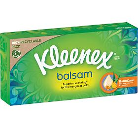 Kleenex Balsam 3vrstv paprov kapesnky v krabice, 64 ks