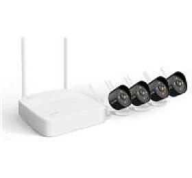 Tenda K4W-3TC - kamerov WiFi set, 4x IP 2K kamera, NVR rekordr, zvuk, non vidn