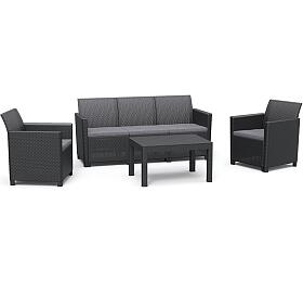 CLAIRE 5 SEATERS set - grafit Keter