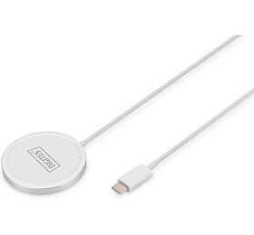 DIGITUS Bezdrtov nabjec podloka, magnetick 15W, kompatibiln s MagSafe (DA-10080)