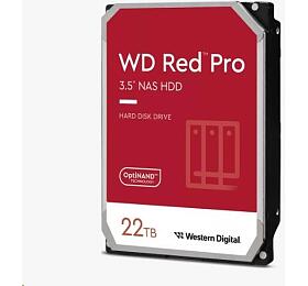 Western Digital WD RED Pro NAS WD221KFGX 22TB, SATA III 3.5&quot;, 512MB 7200RPM, 265MB/s, CMR