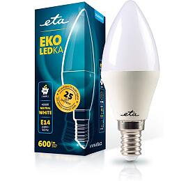 rovka LED ETA EKO LEDka svka 7W, E14, neutrln bl