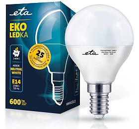 rovka LED ETA EKO LEDka mini globe 7W, E14, neutrln bl