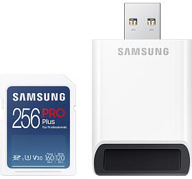 Samsung PRO Plus / SDXC / 256GB / 160MBps / UHS-I U3 / Class 10/+ Adaptr (MB-SD256KB/WW)