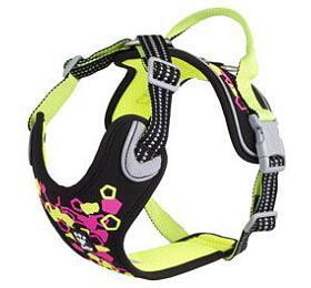 Postroj Hurtta Weekend Warrior neon 45-60cm