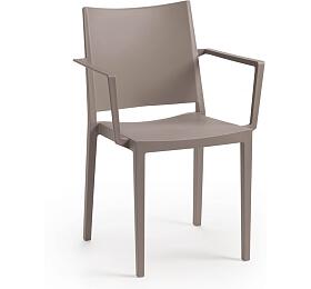 Keslo MOSK ARMCHAIR - taupe Rojaplast