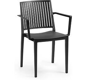 Keslo BARS ARMCHAIR - ern Rojaplast