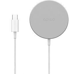 Epico Mag+ bezdrtov hlinkov nabjeka s podporou uchycen MagSafe - stbrn