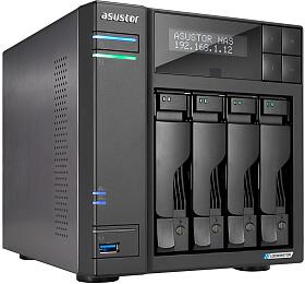 Asustor NAS AS6704T / 4x 2,5&quot;/3,5&quot; SATA III/ Celeron N5105 2.0 GHz/ 4GB/ 2x 2.5GbE/ 4x M.2/ PCIe / 2x USB 3.2/ HDMI+IR