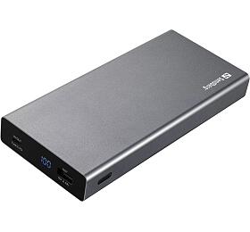 Powerbanka SANDBERG USB-C PD 100W, 20000 mAh, ern