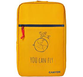 CANYON CSZ-03 batoh pro 15.6&quot; notebook, 20x25x40cm, 20L, příruční zavazadlo, žlutá (CNS-CSZ03YW01)