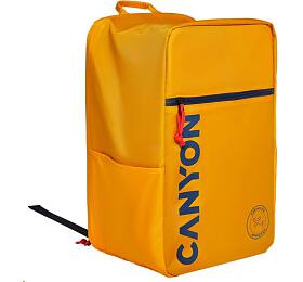 CANYON CSZ-02 batoh pro 15.6&quot; notebook, 20x25x40cm, 20L, příruční zavazadlo, žlutá (CNS-CSZ02YW01)