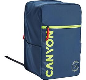 CANYON CSZ-02 batoh pro 15.6&quot; notebook, 20x25x40cm, 20L, příruční zavazadlo, tmavě modrá (CNS-CSZ02NY01)