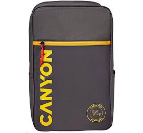 CANYON CSZ-02 batoh pro 15.6&quot; notebook, 20x25x40cm, 20L, příruční zavazadlo, šedá (CNS-CSZ02GY01)