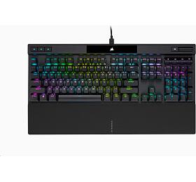 Corsair herní klávesnice K70 RGB PRO RGB LED OPX PBT Keycaps černá (CH-910941A-NA)