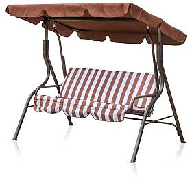 Zahradn houpaka HAPPY GREEN PANAMA Brown Lines