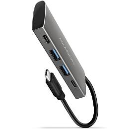 AXAGON hub USB-C SUPERSPEED / HMC-4G2 / USB 3.2 Gen2 / 2x USB-C / 2x USB-A / 10GB/s / 0,13m