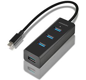 AXAGON hub USB-C / HUE-S2C / USB 3.2 Gen1 / 4x USB-A / MicroUSB / 0,4m