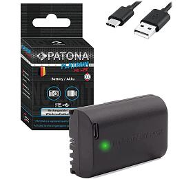 PATONA baterie pro foto Canon LP-E6NH/LP-E6P 2600mAh Li-Ion Platinum USB-C nabjen (PT1361)