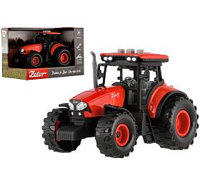 Traktor Teddies Zetor na setrvank, se svtlem a zvukem, 9x14cm