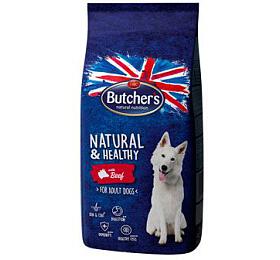 Butcher's Dog Natural&amp;Healthy Dry s hovzm masem 15kg